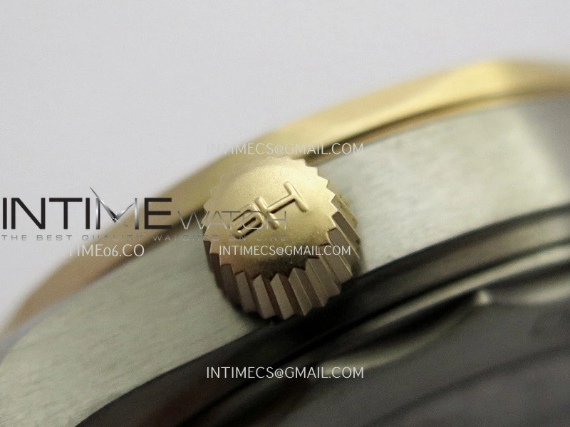 Seamaster 300M Diver Titanium Bronze Gold ORF 1:1 Green Dial On Titanium Mesh Bracelet Asian Super Clone 8806