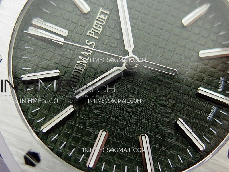 Royal Oak 41mm 15510 Free Sprung SS APSF 1:1 Best Edition Black Textured Dial On SS Bracelet Super Clone A4302