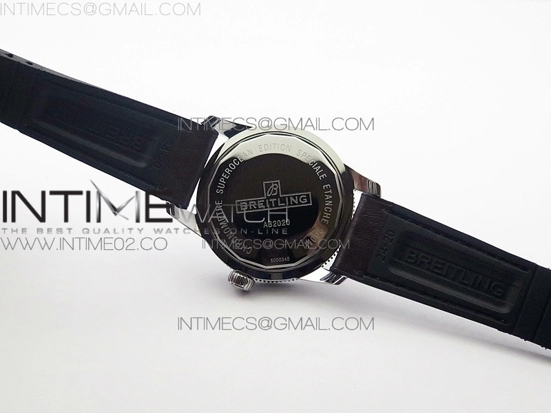 Super Ocean Heritage Brown Ceramic Bezel SS Brown Dial on Brown Gummy Strap A2824
