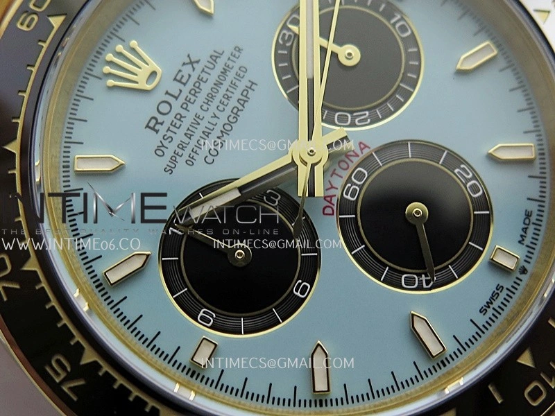 Daytona 126518 Gain Weight Clean Plus 1:1 Best Edition Tiffany Turquoise Blue Dial On Oysterflex Rubber Strap DD4131