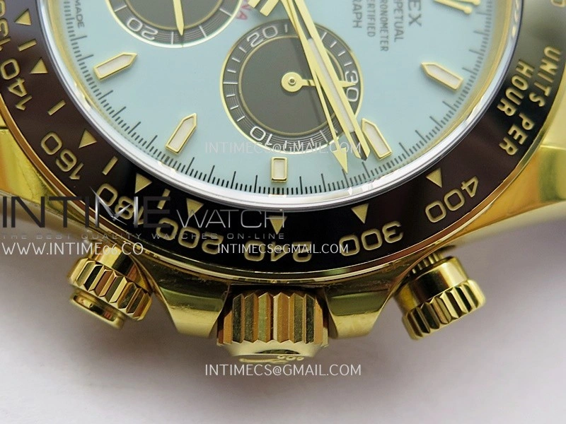 Daytona 126518 Gain Weight Clean Plus 1:1 Best Edition Tiffany Turquoise Blue Dial On Oysterflex Rubber Strap DD4131