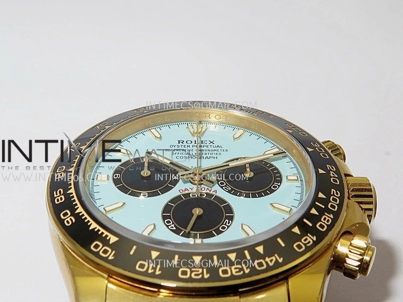 Daytona 126518 Gain Weight Clean Plus 1:1 Best Edition Tiffany Turquoise Blue Dial On Oysterflex Rubber Strap DD4131