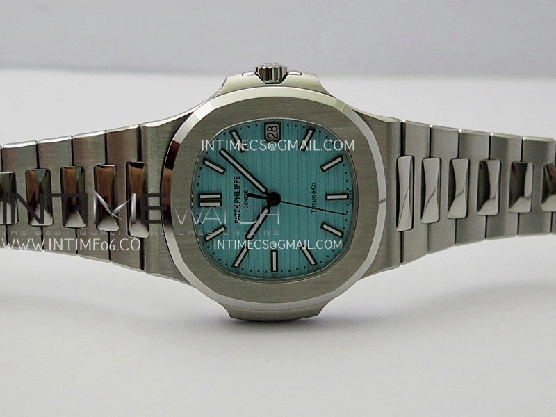 Nautilus 5711 3KF 1:1 Best Edition Tiffany Blue Dial on SS Bracelet A324 Super Clone V2