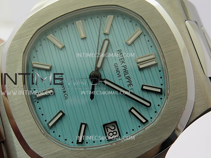 Nautilus 5711 3KF 1:1 Best Edition Tiffany Blue Dial on SS Bracelet A324 Super Clone V2