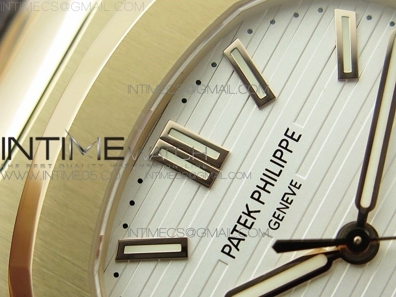 Nautilus 5711 1R PPF V4 1:1 Best Edition White Textured Dial on Brown Leater Strap 324CS