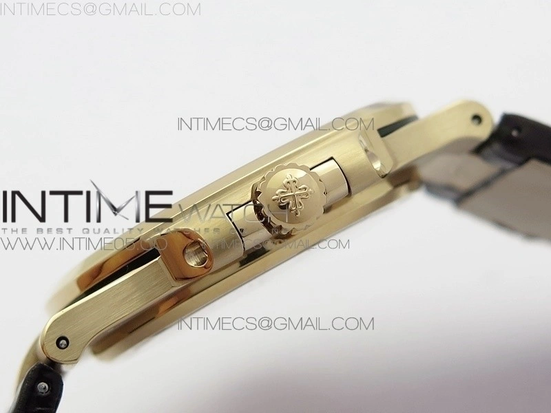 Nautilus 5711 1R PPF V4 1:1 Best Edition White Textured Dial on Brown Leater Strap 324CS