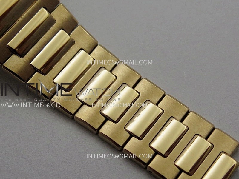 Nautilus 7118 Ladies RG DDF 1:1 Best Edition Gold Dial On RG Bracelet Super Clone DD324