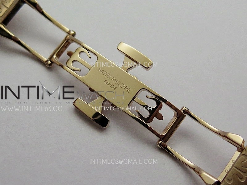 Nautilus 7118 Ladies RG DDF 1:1 Best Edition Gold Dial On RG Bracelet Super Clone DD324
