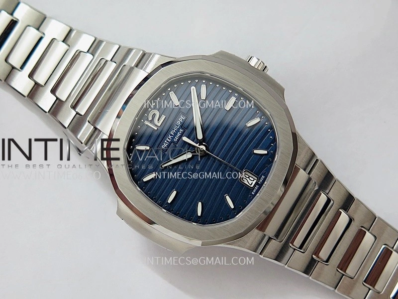 Nautilus 7118 Ladies SS DDF 1:1 Best Edition Blue Dial On SS Bracelet Super Clone DD324
