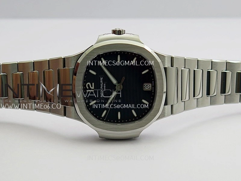 Nautilus 7118 Ladies SS DDF 1:1 Best Edition Blue Dial On SS Bracelet Super Clone DD324