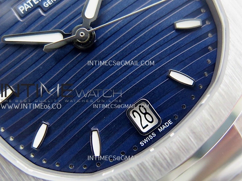 Nautilus 7118 Ladies SS DDF 1:1 Best Edition Blue Dial On SS Bracelet Super Clone DD324