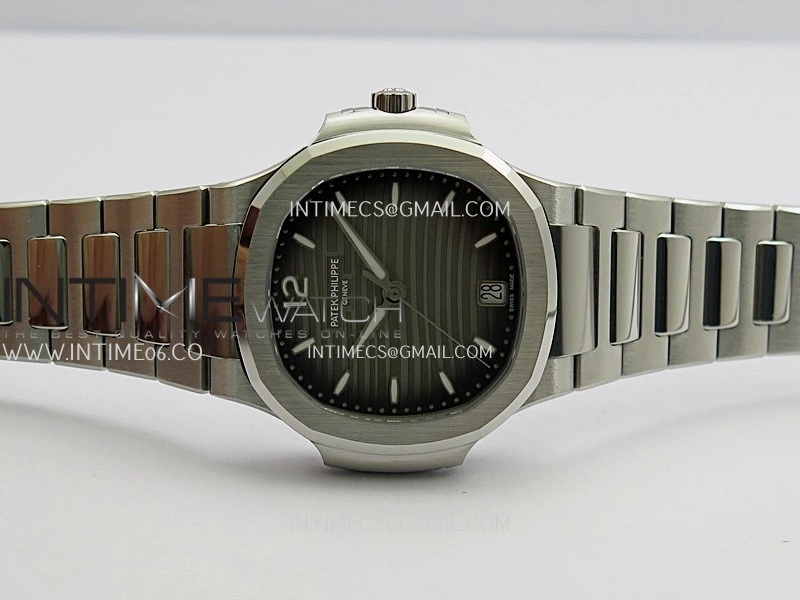 Nautilus 7118 Ladies SS DDF 1:1 Best Edition Gray Dial On SS Bracelet Super Clone DD324