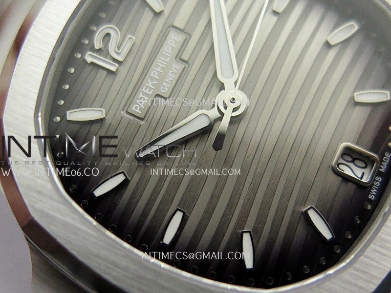 Nautilus 7118 Ladies SS DDF 1:1 Best Edition Gray Dial On SS Bracelet Super Clone DD324