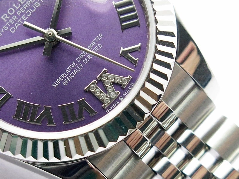 Datejust 31mm 278271 SS BP Best Edition Purple Roman Markers Dial on Jubilee Bracelet