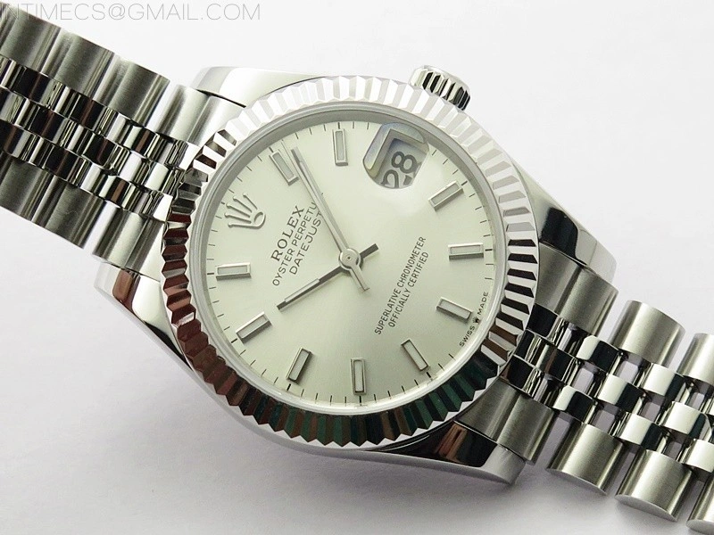 Datejust 31mm 278271 SS BP Best Edition Silver Stick Markers Dial on Jubilee Bracelet