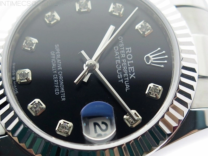 Datejust 31mm 278273 SS BP Best Edition Black Crystal Markers Dial on Oyster Bracelet