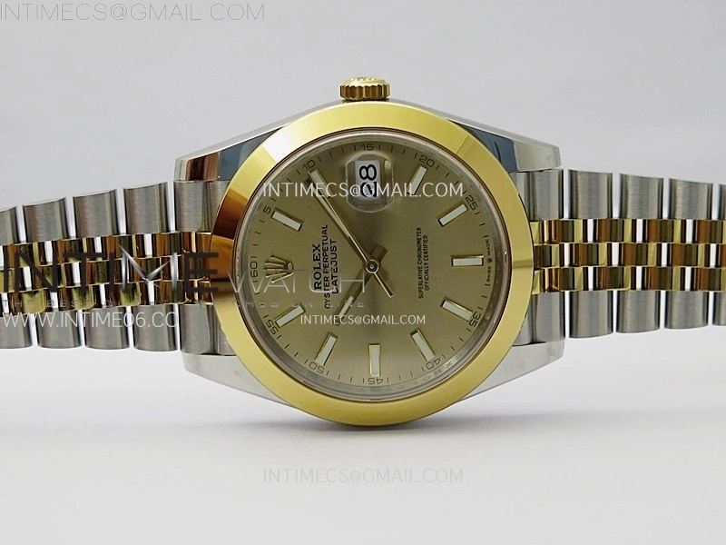 DateJust 41 126303 904L SS YG VSF 1:1 Best Edition Gold Dial on Jubilee Bracelet VS3235