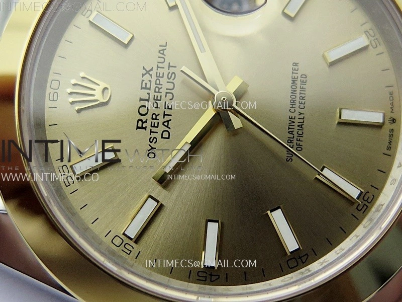 DateJust 41 126303 904L SS YG VSF 1:1 Best Edition Gold Dial on Jubilee Bracelet VS3235