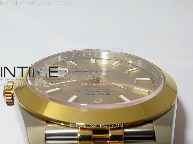 DateJust 41 126303 904L SS YG VSF 1:1 Best Edition Gold Dial on Jubilee Bracelet VS3235
