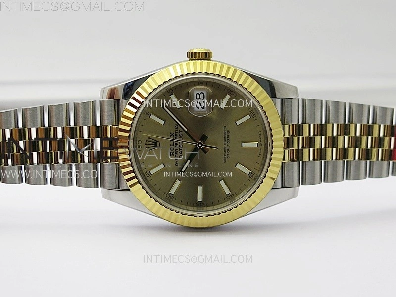 DateJust 41 126333 904L SS YG VSF 1:1 Best Edition Gold Dial on Jubilee Bracelet VS3235