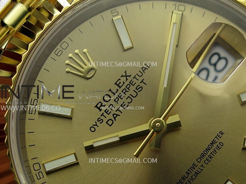 DateJust 41 126333 904L SS YG VSF 1:1 Best Edition Gold Dial on Jubilee Bracelet VS3235