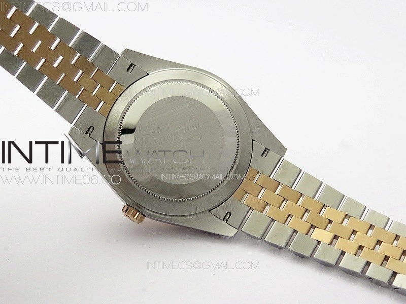 DateJust 41 126334 SS RG GMF 1:1 Best Edition Gray Fluted Dial on SS RG Jubilee Bracelet