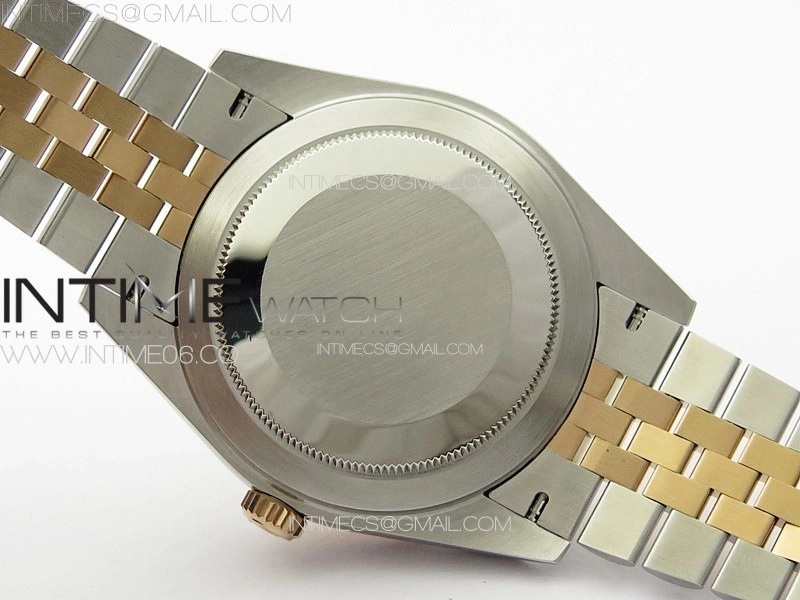 DateJust 41 126334 SS RG GMF 1:1 Best Edition Gray Fluted Dial on SS RG Jubilee Bracelet