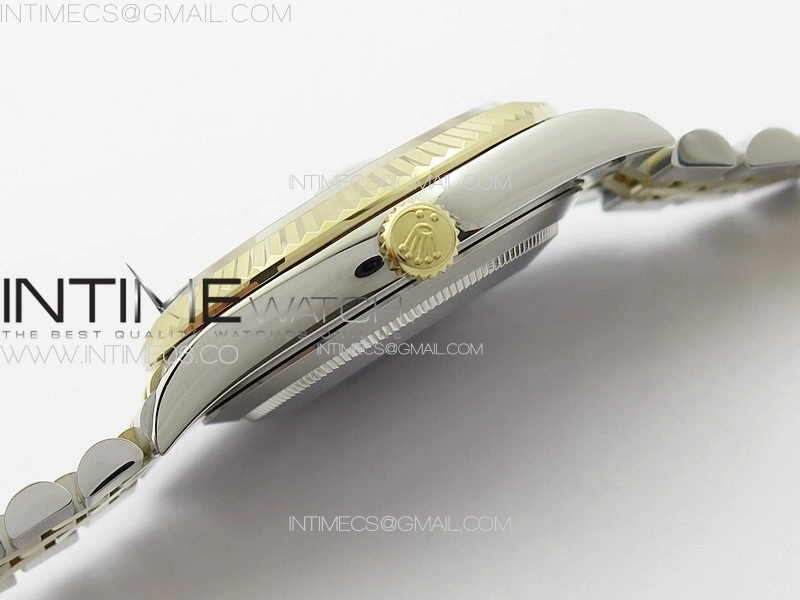 DateJust 41 126334 SS YG GMF 1:1 Best Edition Gold Fluted Dial on SS YG Jubilee Bracelet