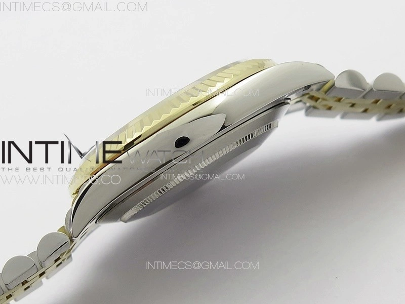 DateJust 41 126334 SS YG GMF 1:1 Best Edition Gold Fluted Dial on SS YG Jubilee Bracelet