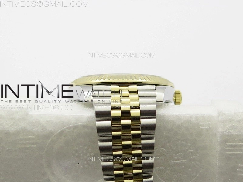 DateJust 41 126334 SS YG GMF 1:1 Best Edition Gold Fluted Dial on SS YG Jubilee Bracelet