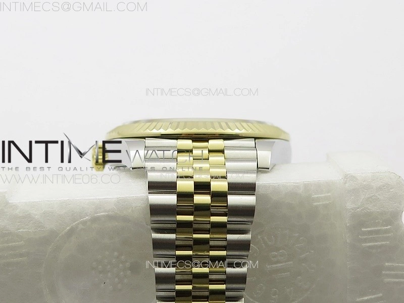 DateJust 41 126334 SS YG GMF 1:1 Best Edition Gold Fluted Dial on SS YG Jubilee Bracelet