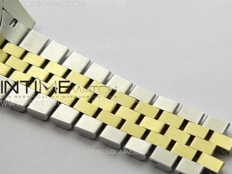 DateJust 41 126334 SS YG GMF 1:1 Best Edition Gold Fluted Dial on SS YG Jubilee Bracelet