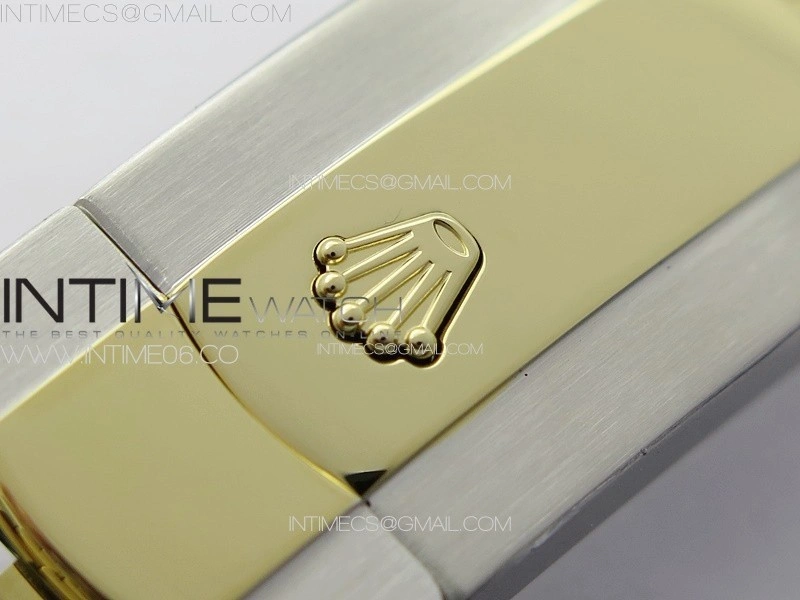 DateJust 41 126334 SS YG GMF 1:1 Best Edition Gold Fluted Dial on SS YG Jubilee Bracelet