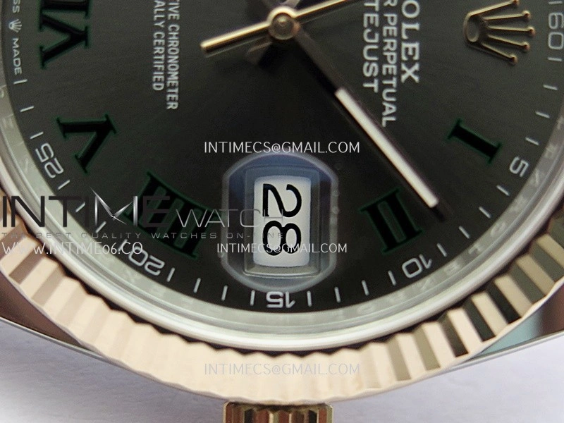 DateJust 41mm 126331 904 SS RG VF 1:1 Gray Dial Roman Marker On Jubilee Bracelet DD3235