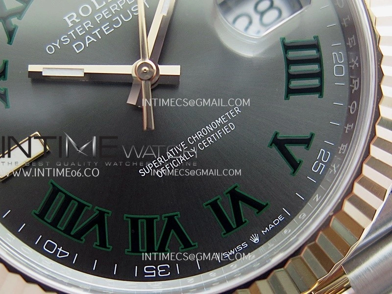 DateJust 41mm 126331 904 SS RG VF 1:1 Gray Dial Roman Marker On Jubilee Bracelet DD3235