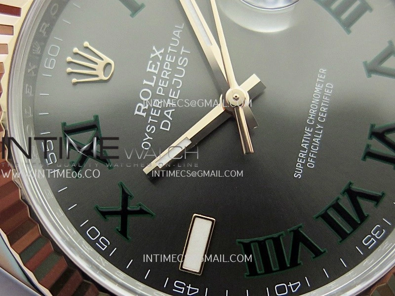 DateJust 41mm 126331 904 SS RG VF 1:1 Gray Dial Roman Marker On Jubilee Bracelet DD3235