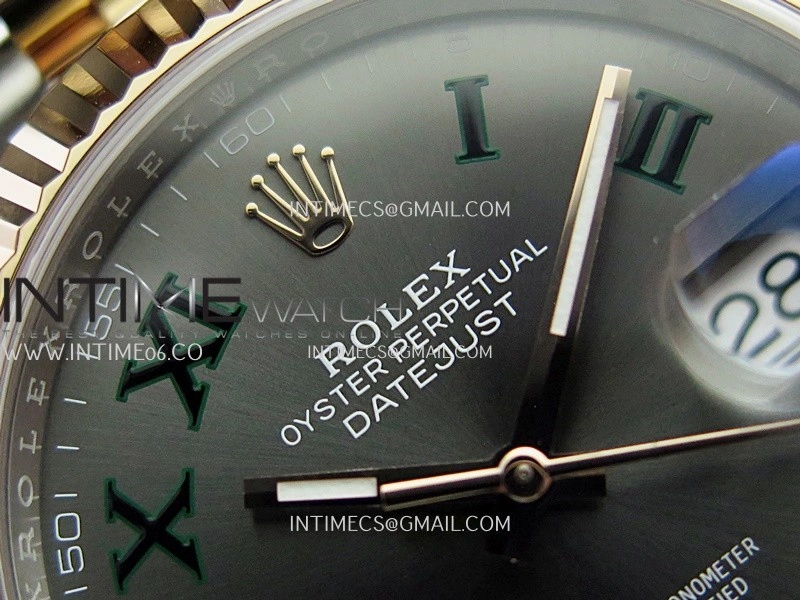 DateJust 41mm 126331 904 SS RG VF 1:1 Gray Dial Roman Marker On Jubilee Bracelet DD3235