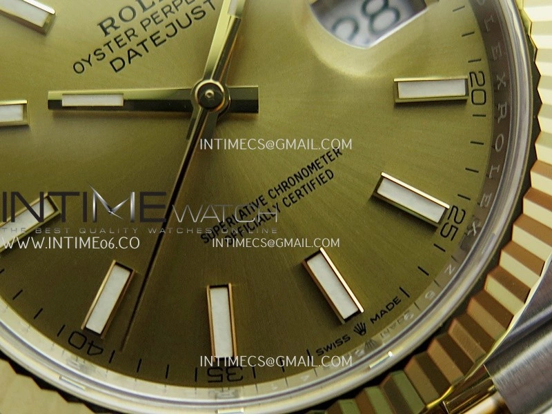 DateJust 41mm 126331 904 SS YG VF 1:1 Gold Dial Stick Marker On Jubilee Bracelet DD3235