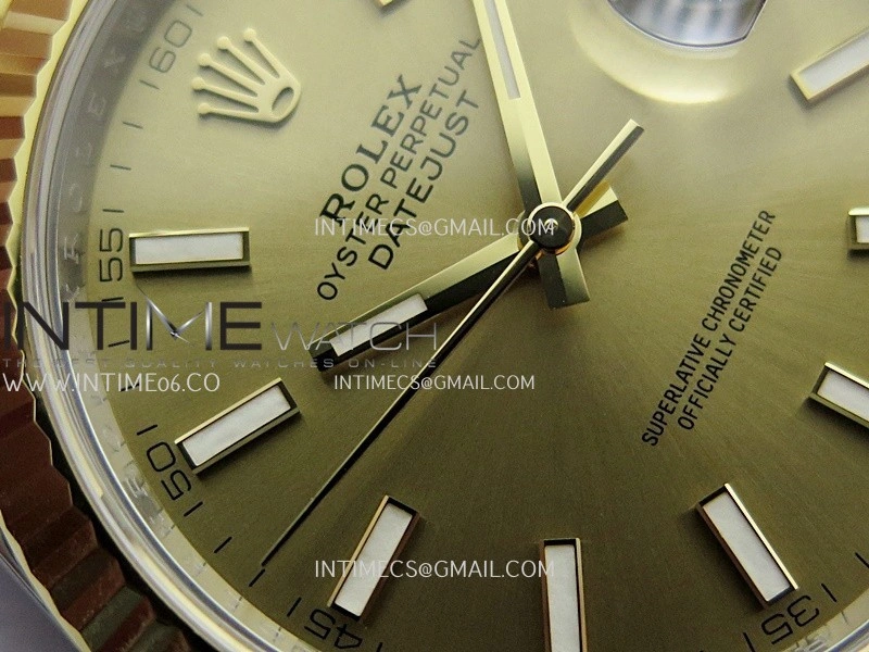 DateJust 41mm 126331 904 SS YG VF 1:1 Gold Dial Stick Marker On Jubilee Bracelet DD3235