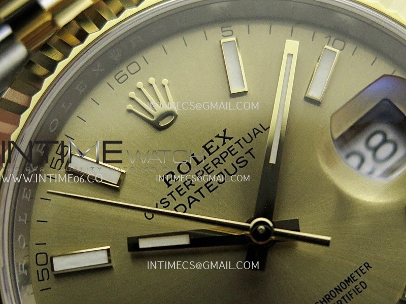 DateJust 41mm 126331 904 SS YG VF 1:1 Gold Dial Stick Marker On Jubilee Bracelet DD3235