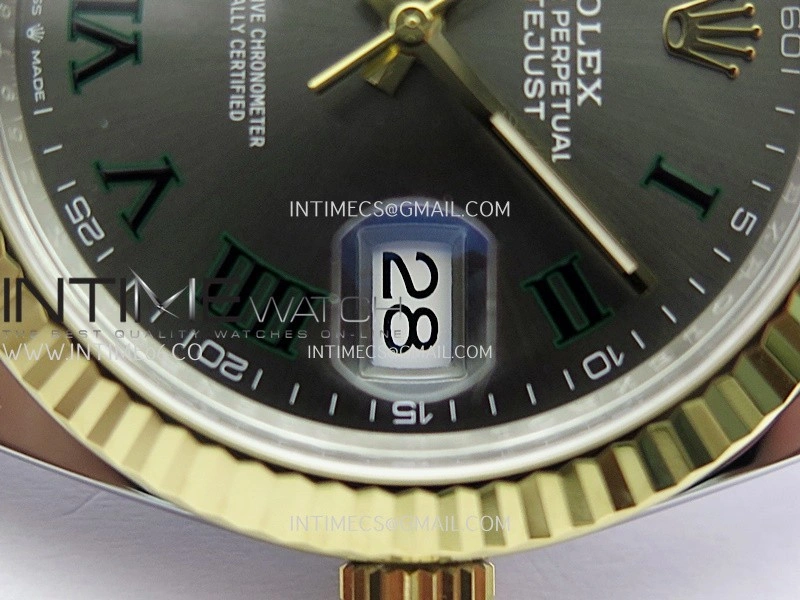 DateJust 41mm 126331 904 SS YG VF 1:1 Gray Dial Roman Marker On Jubilee Bracelet DD3235