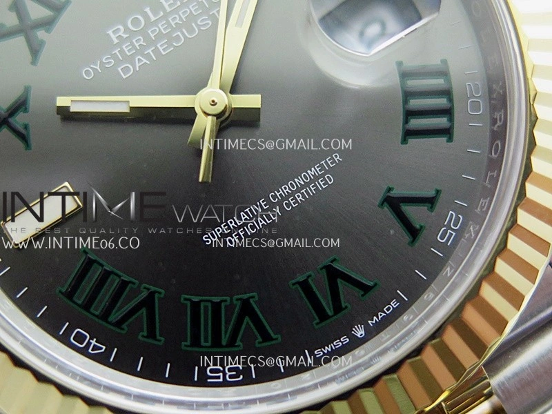 DateJust 41mm 126331 904 SS YG VF 1:1 Gray Dial Roman Marker On Jubilee Bracelet DD3235