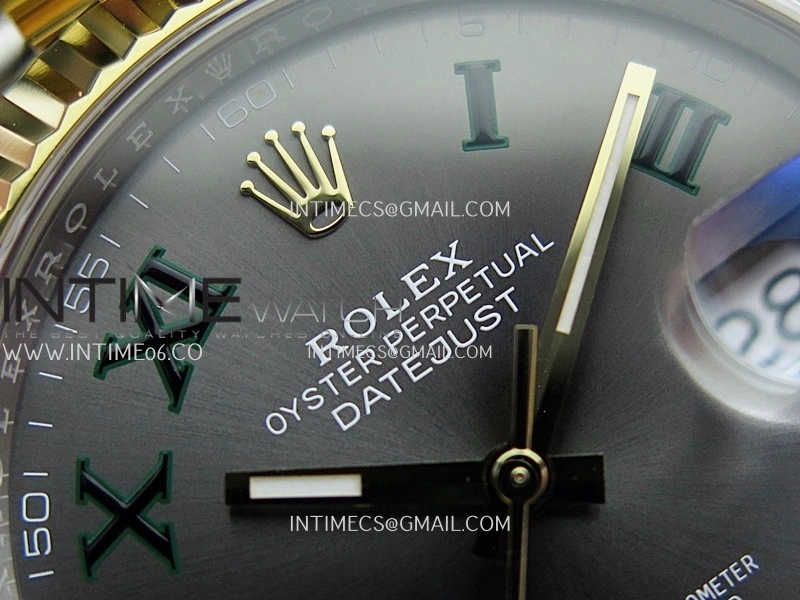 DateJust 41mm 126331 904 SS YG VF 1:1 Gray Dial Roman Marker On Jubilee Bracelet DD3235