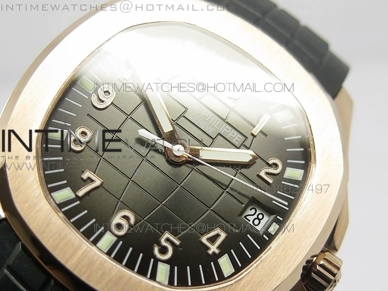 Aquanaut Jumbo BP Best Edition RG Black Dial on Black Rubber Strap Miyota 9015 PP324CS