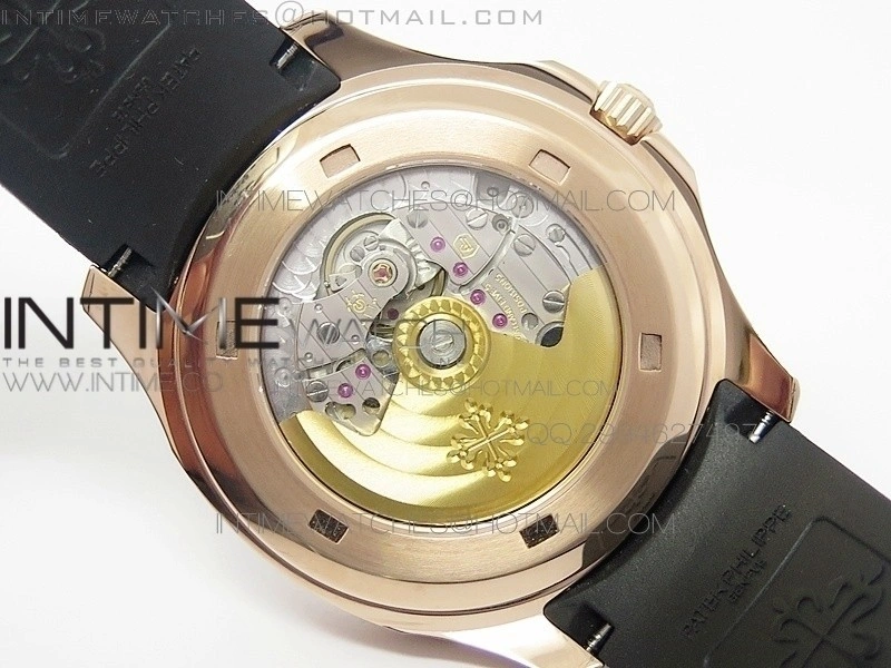 Aquanaut Jumbo BP Best Edition RG Black Dial on Black Rubber Strap Miyota 9015 PP324CS