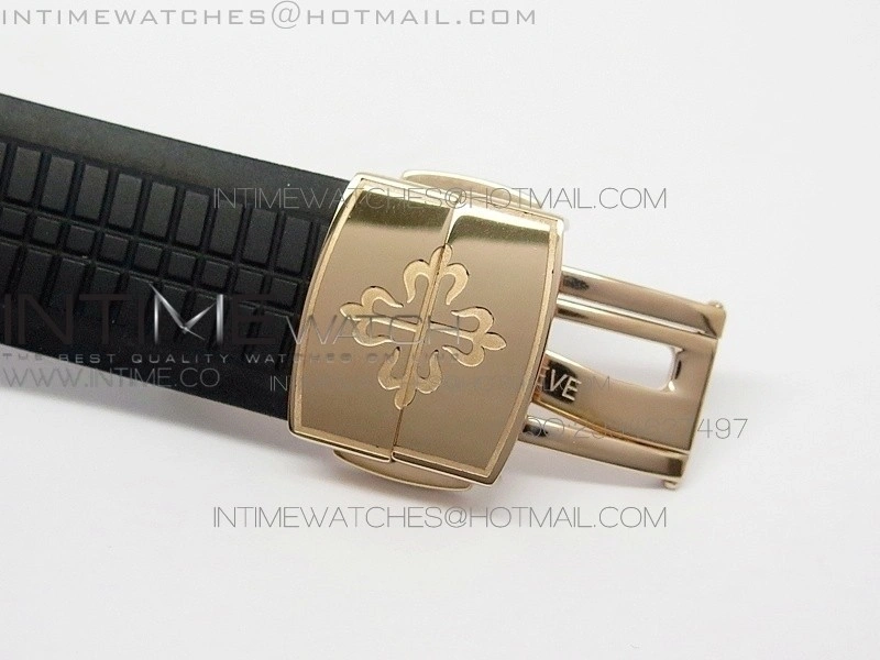 Aquanaut Jumbo BP Best Edition RG Brown Dial on Black Rubber Strap Miyota 9015 PP324CS