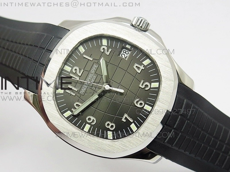 Aquanaut Jumbo BP Best Edition SS Black Dial on Black Rubber Strap Miyota 9015 PP324CS