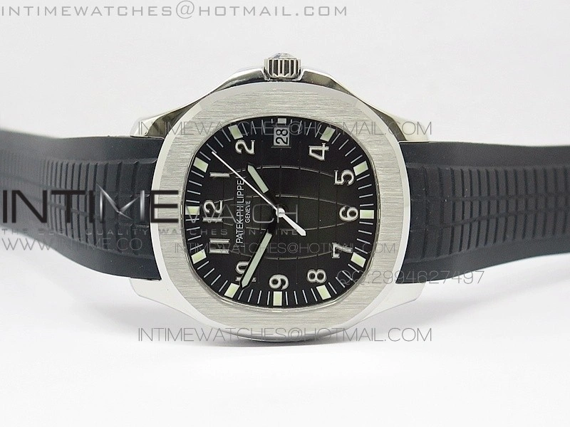 Aquanaut Jumbo BP Best Edition SS Black Dial on Black Rubber Strap Miyota 9015 PP324CS