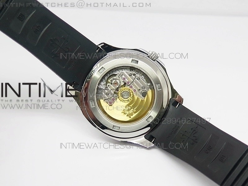 Aquanaut Jumbo BP Best Edition SS Black Dial on Black Rubber Strap Miyota 9015 PP324CS
