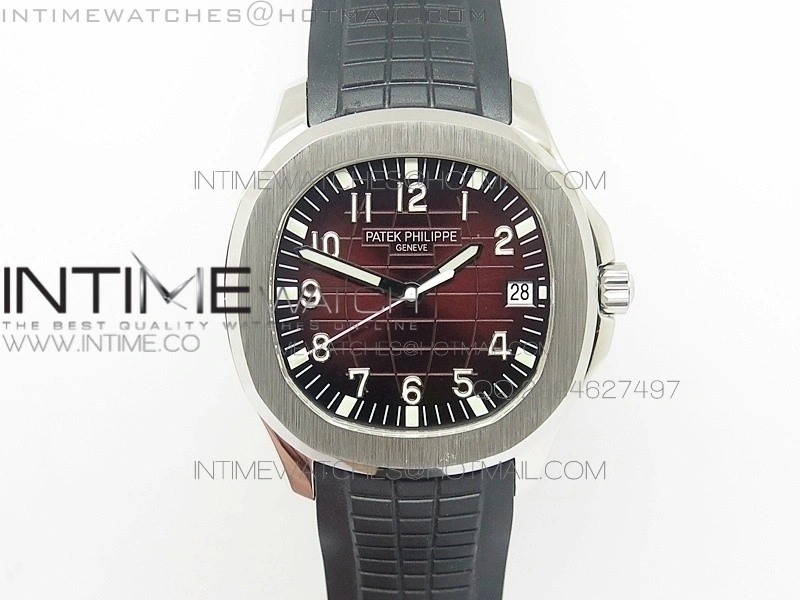 Aquanaut Jumbo BP Best Edition SS Brown Dial on Black Rubber Strap Miyota 9015 PP324CS